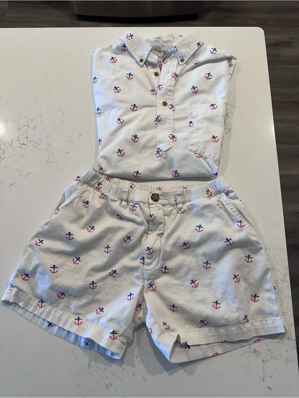 Chubbies Bundle of Men’s Matching Nutter Shirt & Originals Shorts 5.5” - Picture 2 of 9
